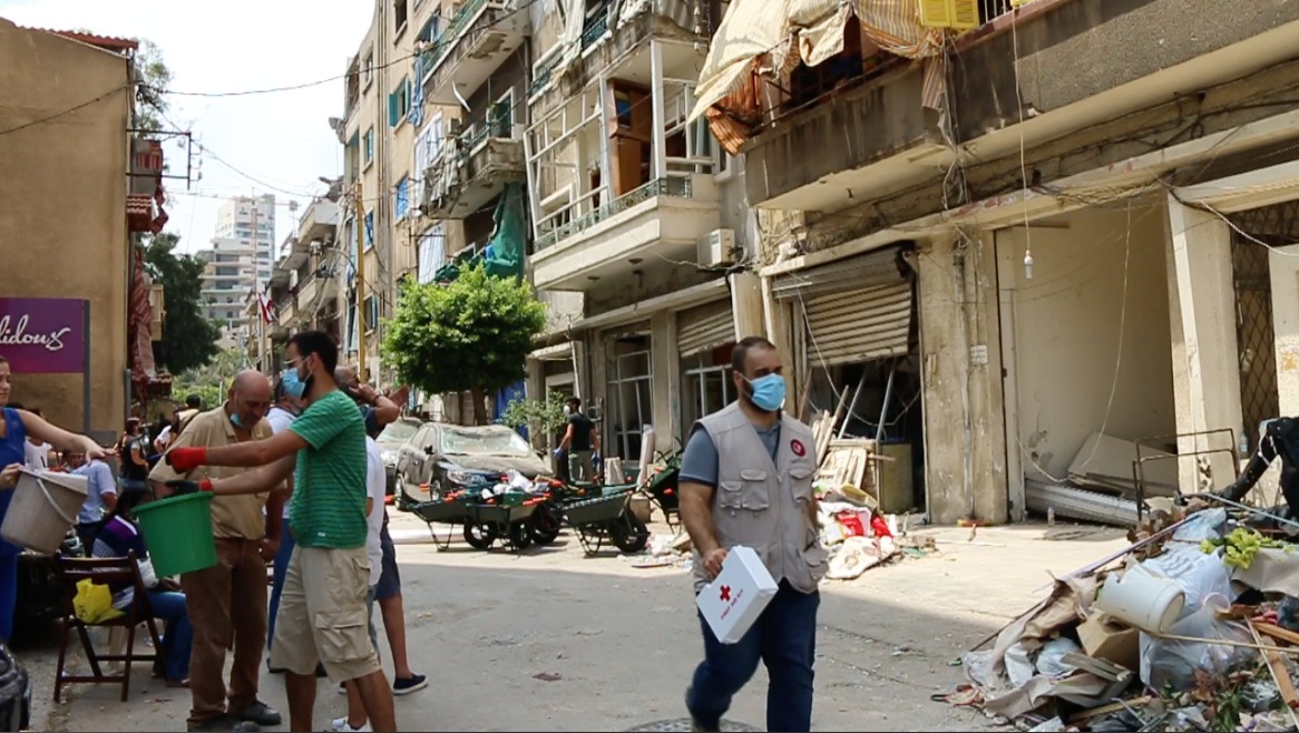 عامل في قلب مأساة بيروت