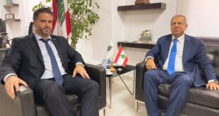 النائب عدنان طرابلسي خلال لقائه وزير الاقتصاد امين سلام