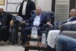 النائب عدنان طرابلسي والدكتور احمد الدباغ خلال تقديم التعازي للشيخ اللحام بوفاة والدته