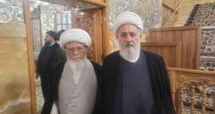 لقاءات علمائية للعلامة الخطيب في مشهد