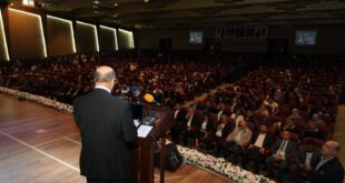 اللقيس يلقي كلمته خلال الافتتاح