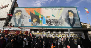 خلال تظاهرات ايران المليونية في الايام الماضية