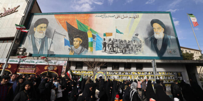 خلال تظاهرات ايران المليونية في الايام الماضية