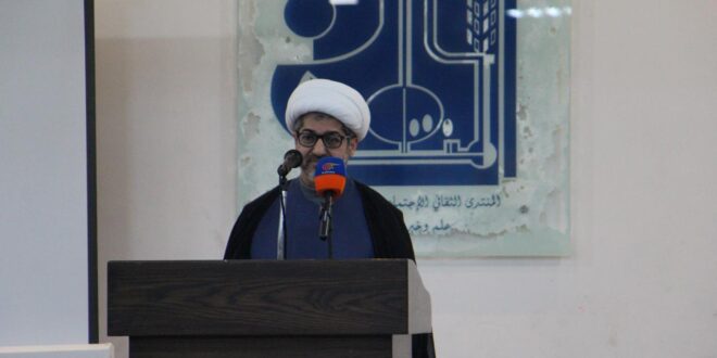 الشيخ النابلسي يلقي كلمته