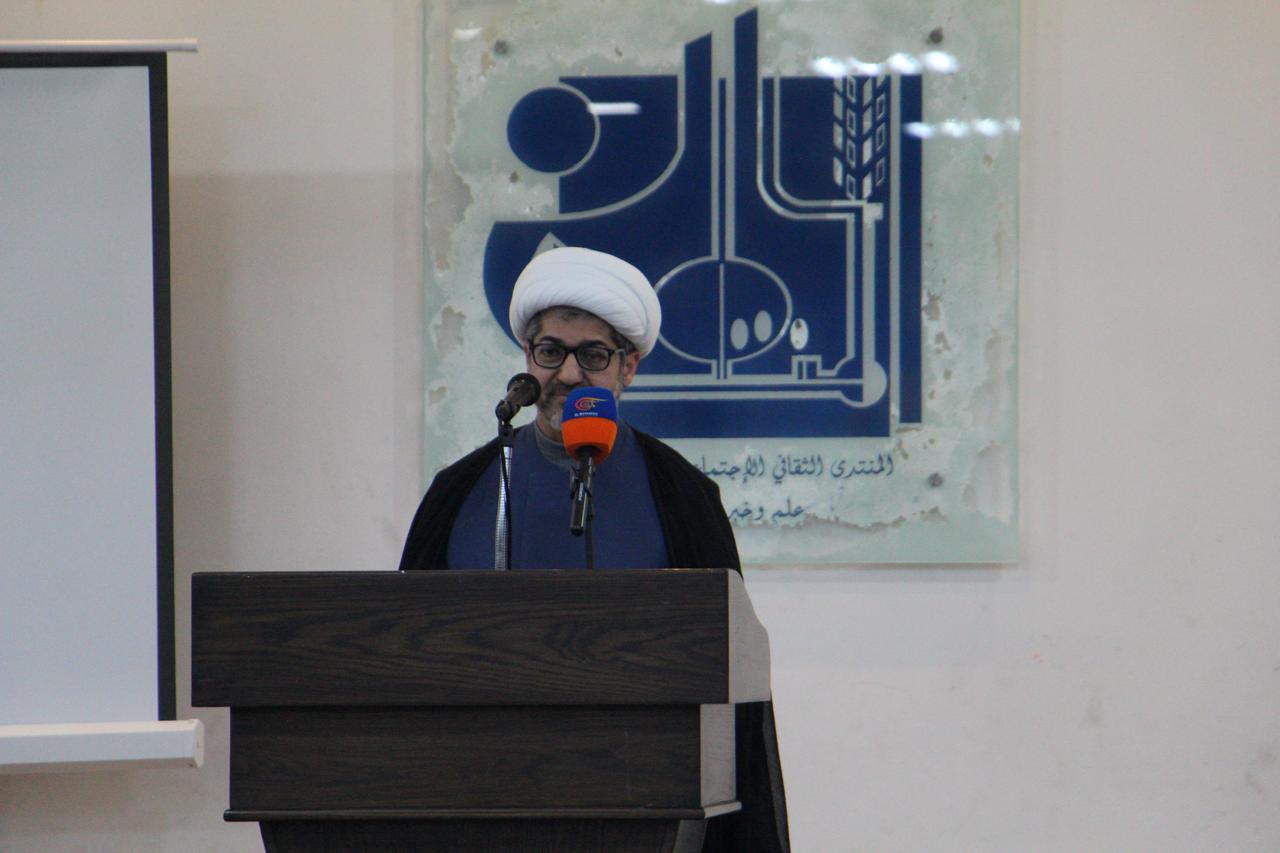 الشيخ النابلسي يلقي كلمته