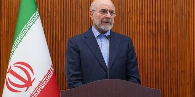 رئيس مجلس الشورى الإيراني محمد باقر قاليباف